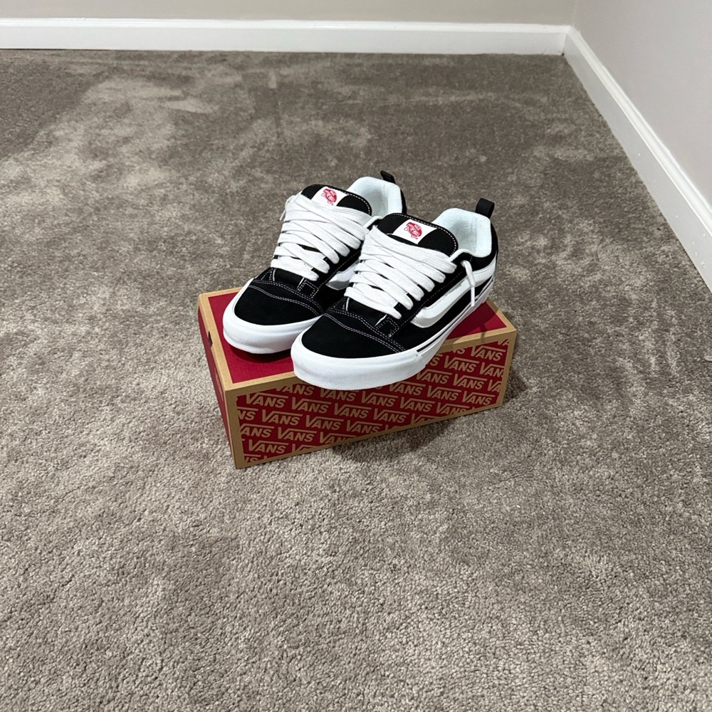 Vans Classic Black and White Skate Shoes